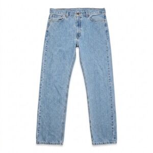 Levi's 505 Regular Fit Jeans Mens 40x36 Blue Denim Straight Leg Stonewash Cotton